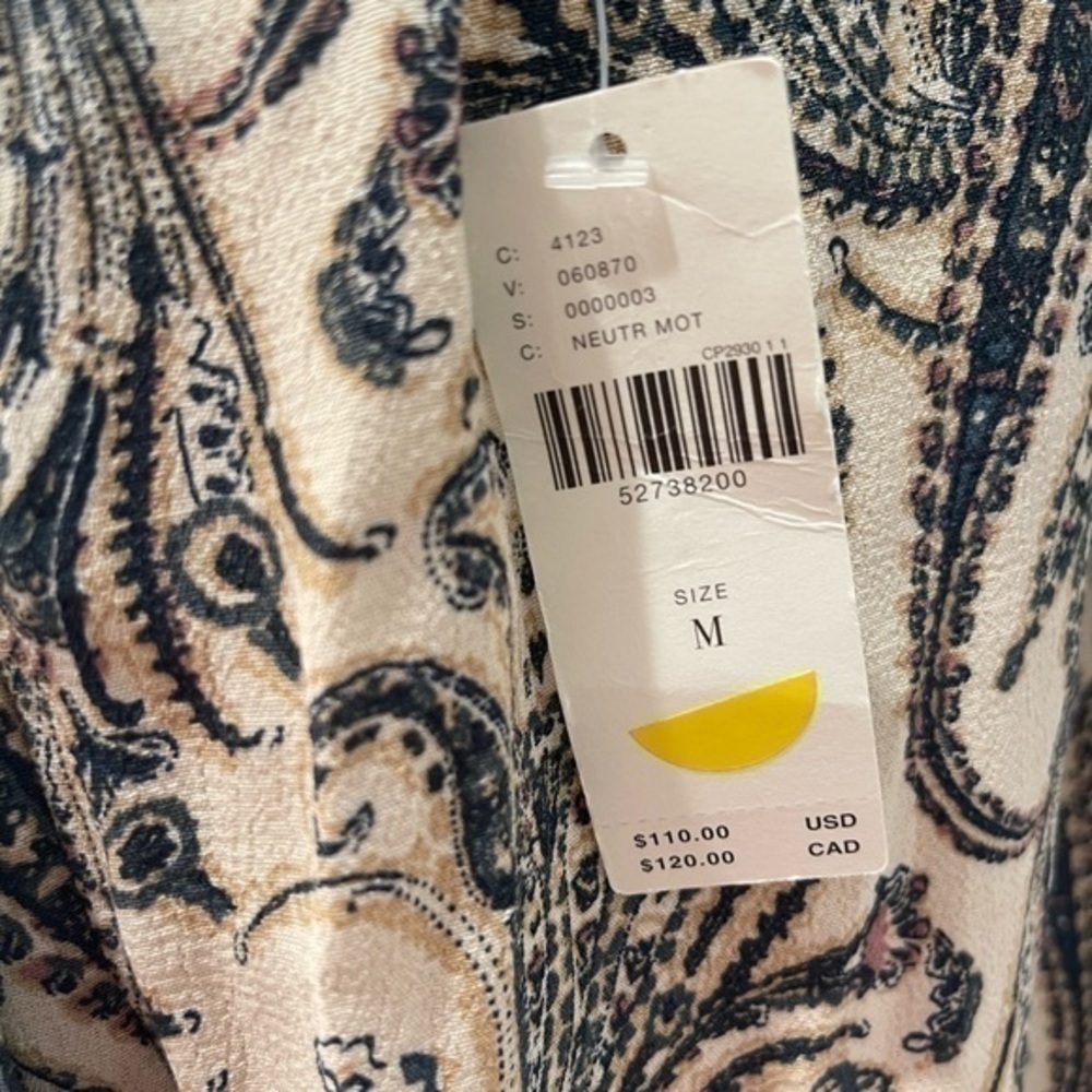 Anthropologie Paisley Print Harem Balloon Pants - Picture 5 of 7